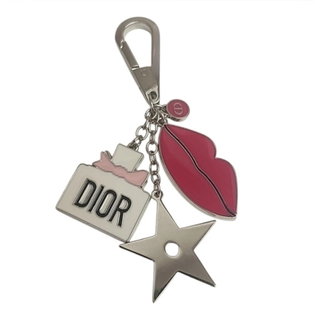 Dior Silver and red Key Holder Charm - Picture 4 of 4